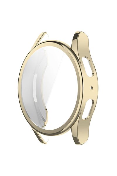 Choice Galaxy Watch 7 40MM Gold Silicone TPU Case Glass For Samsung Galaxy Watch 7 40mm 44mm Full Cover Scr