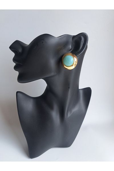 BHR AKSESUAR Blue Earrings