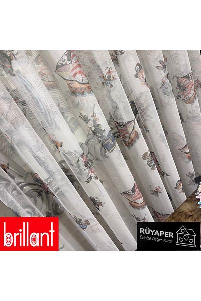 Brillant Dream Pirate Pattern Digital Printing Will Not Want to Iron Frequently