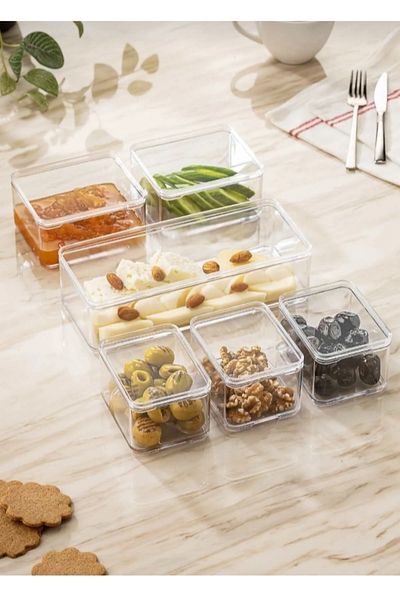 VİZYON Acrylic Seasoning Set - Storage Container & Breakfast