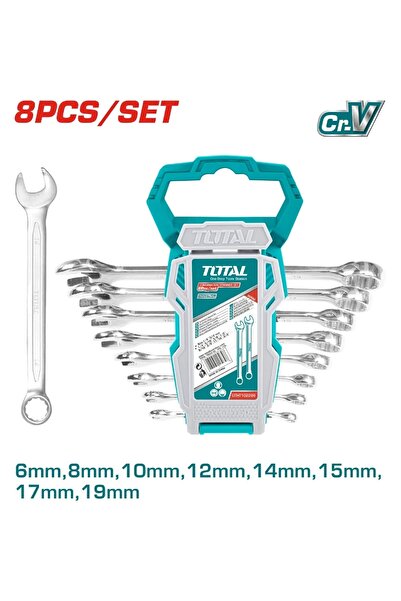TOTAL 8PCS Combination Spanner Set