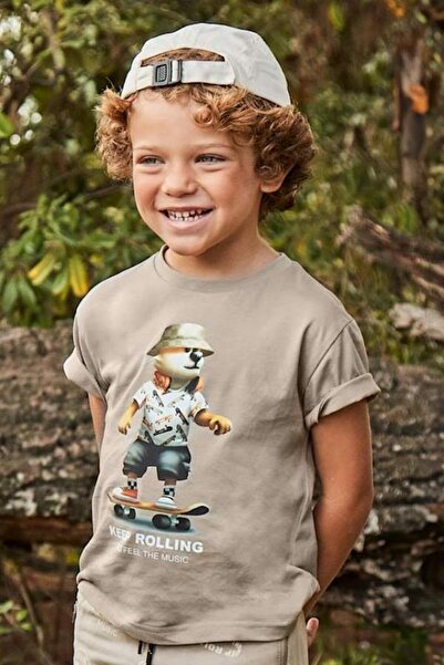 MAYORAL Băiat bumbac 100% , cu imprimeu tricou