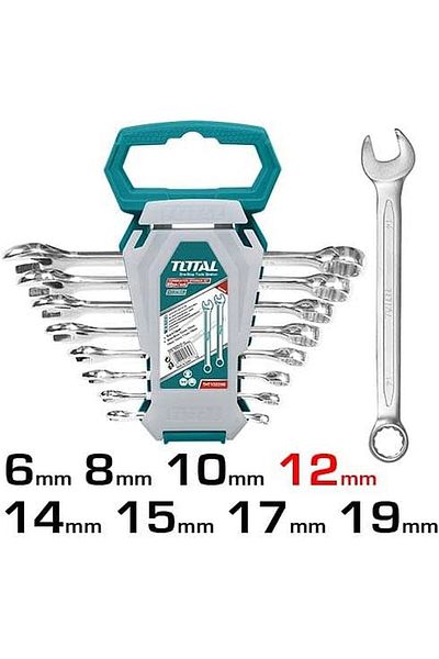 TOTAL 8PCS Combination Spanner Set