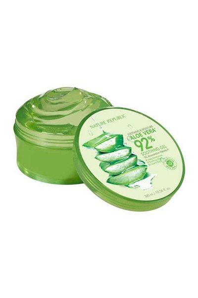 Nature Republic Aloe Vera Gel for Moisturizing and Softening the Skin, Transparent, 300 ml