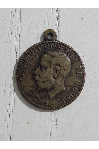 Edi Antik 1916 England King Edward Medal 2 Rare. Original