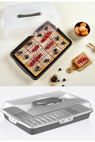 shop house 1ST QUALITY CAKE, PASTRY, BORCAM STORAGE CONTAINER (WITH LID)