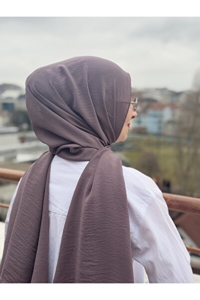 R&S Şal Krinkıl Ütü Gerektirmeyen Açık Mor Şal