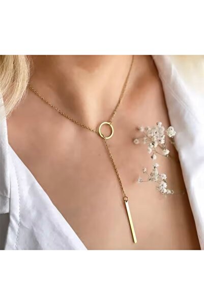 monalisatoka Kadın Gold Kolye 60cm