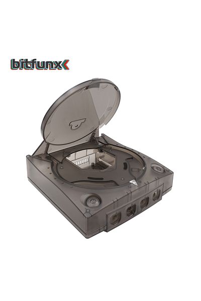 Choice Translucent black Bitfunx Replacement Plastic Shell Translucent Case for SEGA Dreamcast DC Retro Vid