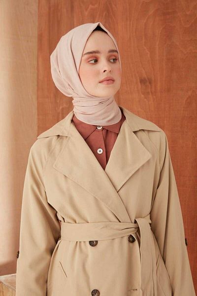 shantuQ Phoenix Cotton Shawl Powder