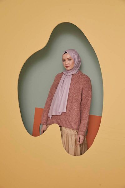 shantuQ Lilac Palette Shawl