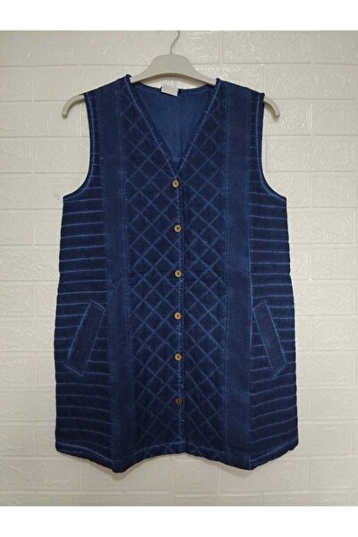 anne moda ankara Автентичний жилет з 2 кишенями, 100% бавовна, з капітоне