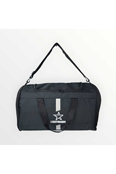 LIGHTINGHM حقيبة سوداء سعة 40 لترًا، حقيبة يد وكتف، حقيبة رياضية، حقيبة سفر، ...