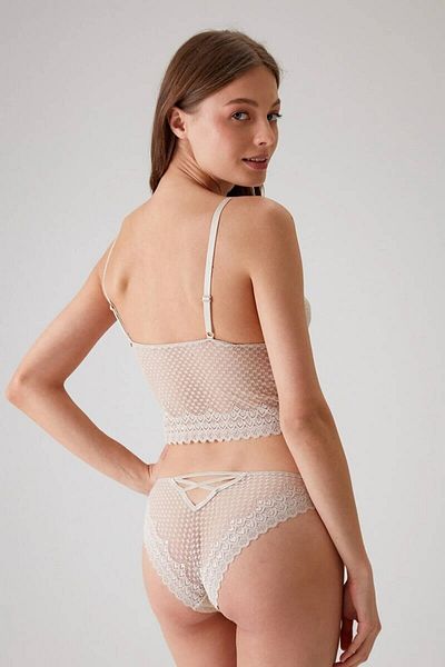 Pierre Cardin Σετ σουτιέν με πέτρινη λωρίδα με λεπτομέρεια δαντέλας
