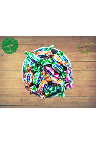 Vural Karpuzlu tropikal, çilek-muzlu, kavun-ananaslı Bayram şekeri yumuşak 50...