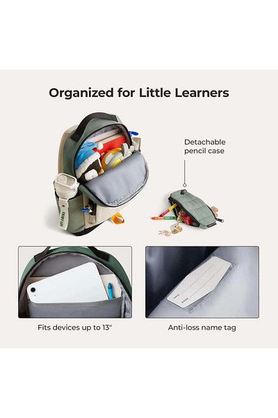 BAGSMART Walker 14L Featherlight Kids Backpack with Pencil Case