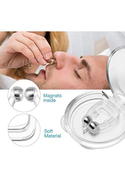 Firsati sepetle Horlama Önleyici Manyetik Burun Klipsi