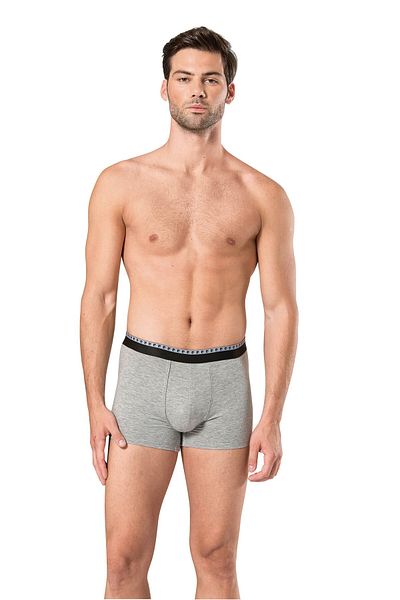 Pierre Cardin Ανδρικό Stretch Boxer Black&Grey 6 Τεμάχια