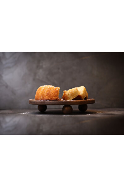 Rabo Craft Large Size 29 cm Wooden Presentation Stand with Footed Presentation Stand Wooden Walnut Color