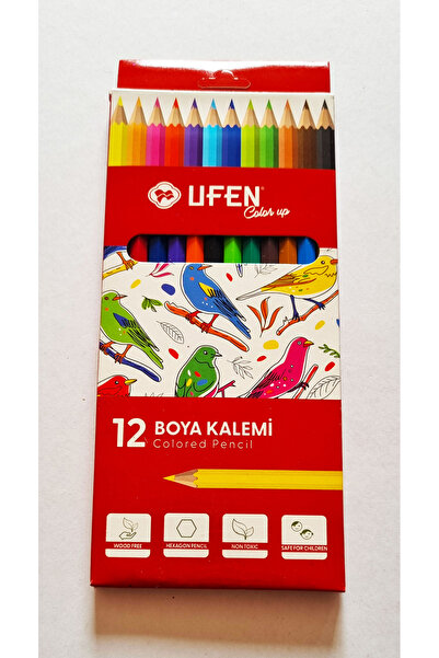 Modellino 12'li Tam Boy Kuru Boya Kalemi Ufen Color Up