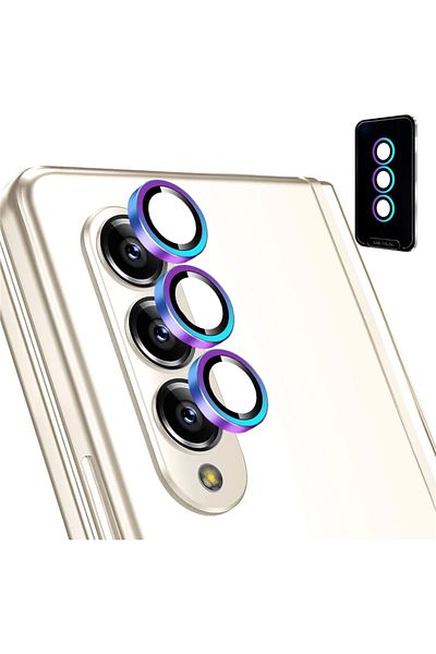 Choice Z Fold 5 Colorful Camera Lens Protector For Samsung Galaxy Z Fold 5 4 3 Anti Scratch 9H Tempered Gla