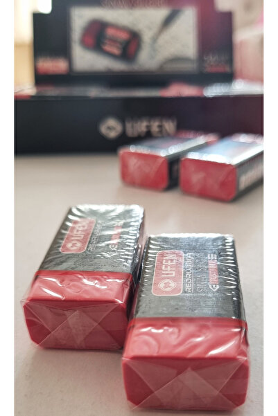 Modellino 4 Adet Redrubber Ufen Kırmızı Sınav Silgisi Dust Free