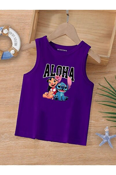 BENROMA KİDS CRTANI LIK ŠTAMPANA DEČIJA MAJICA BEZ RUKAVA