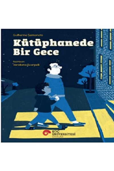 Koç Üniversitesi Yayınları Kütüphanede Bir Gece kitabı güncel Guilherme Semio...