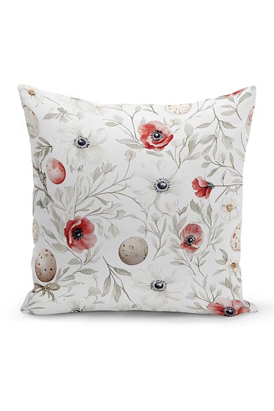 Bertille Home Κάλυμμα μαξιλαριού με ριχτάρι διπλής όψης σειράς άνοιξης (Κάλυμμα μαξιλαριού για το Πάσχα της Άνοιξης)