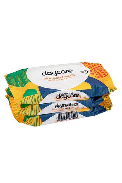 Daycare 3X15 Wet Wipes