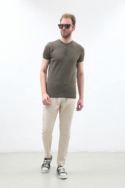 MARKAPIA Ανδρικό μπλουζάκι Crew Neck Knitwear