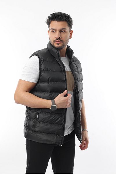 Rodrigo Men's Regular Fit Stand Collar Seasonal Inflatable Vest