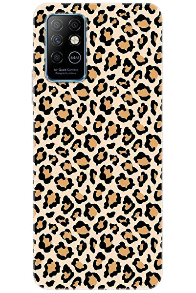 Ceppare iNfinix Note 8 (X692) Uyumlu Kılıf Desen Baskılı Silikon Leopar Desen...
