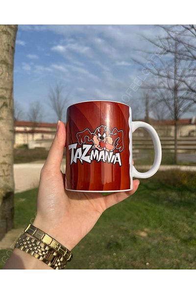 Gofeel Harajuku Street Tasmanian Devil Full Printed Porcelain Mug Cup