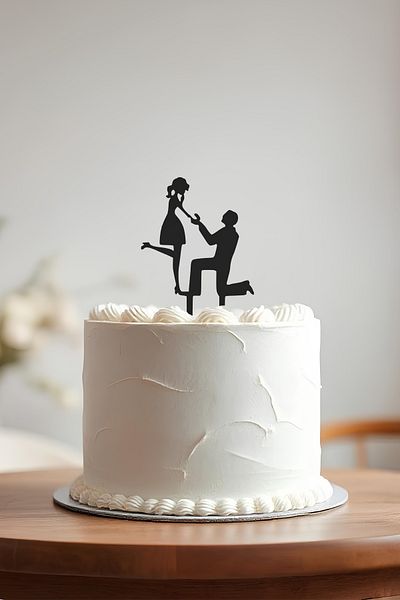 oalpo Wedding Anniversary Cake, Wedding Cake Toothpick, Cake Decoration, Reusable