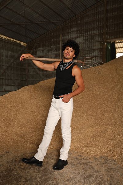 BANNY JEANS Ανδρικό Jean Παντελόνι Εκρού