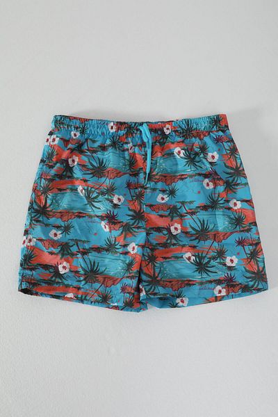 MARKAPIA Boy's Mesh Hawaiian Swim Shorts
