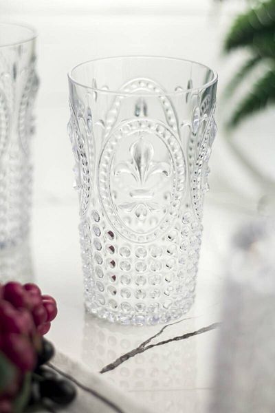 Depa Acrylic Transparent Single Tall Cup & Water Soft Drink Cup 750 ml (Not Large Size & Glass)