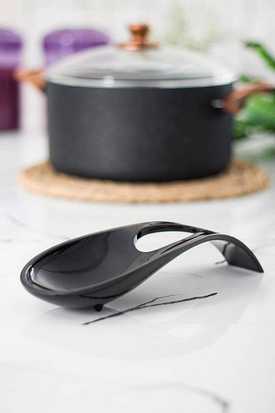 Depa Black Acrylic - Dirty Spoon Holder and Ladle Base