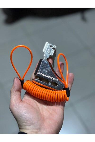 Palas Motor KN ÇELİK DİSK KİLİDİ + HATIRLATICI KABLO (İP) (ALARMSIZ)