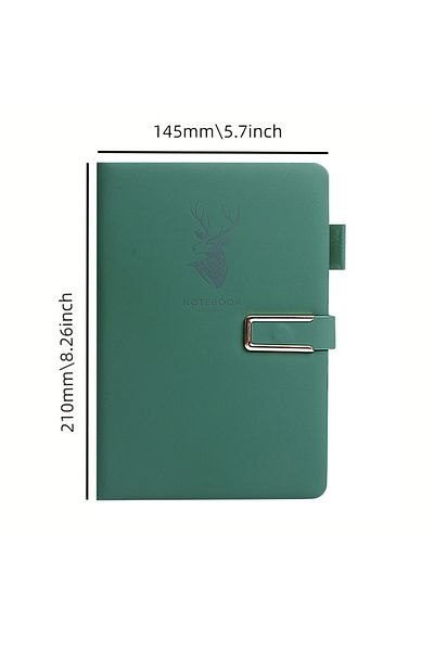 Choice 160 Pages green A5 Retro Notebook Soft Leather Cover 160/360 Pages Agenda for Students Business Offi