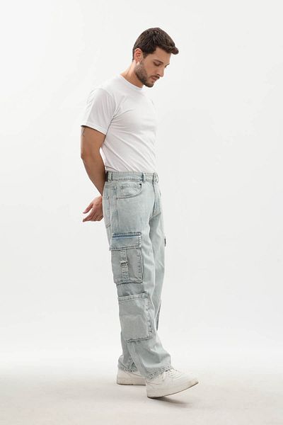 BANNY JEANS Ανδρικό τζιν παντελόνι Cargo Pocket