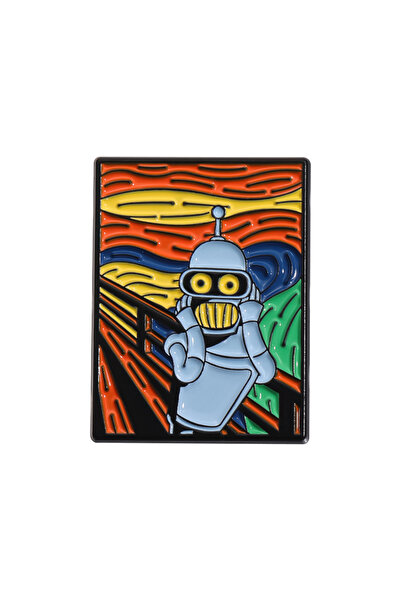 Choice QHXZ2737 American Comedy Comics Enamel Pins Cartoon Animated Films Metal Brooches Lapel Badge Backpa