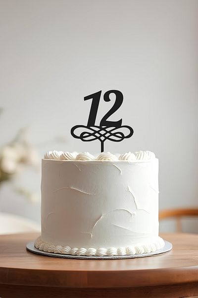 oalpo 14. Age Birthday Cake Toothpick, Cake Topper, Reusable