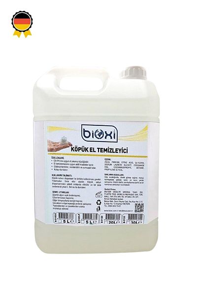 Bioxi Foam Hand Soap 5 Liters |   White Soap Scented Economical and Hygienic Practical Solution for Cleaning