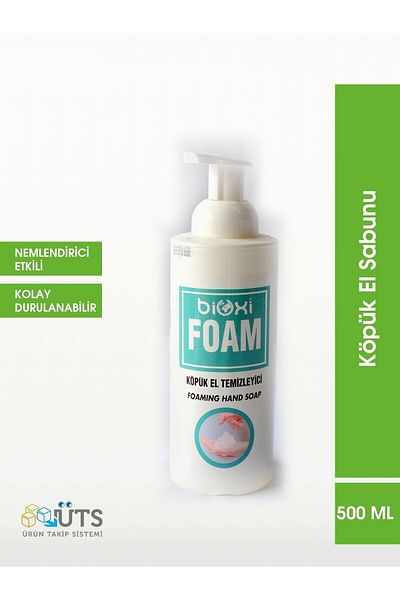 Bioxi Foam Hand Soap 500 ml |   White Soap Scented Economical and Hygienic Practical Solution for Cleaning