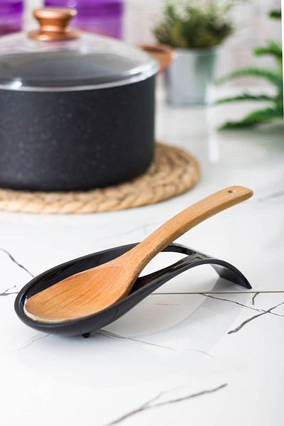Depa Black Acrylic - Dirty Spoon Holder and Ladle Base