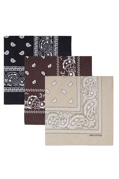 BERG ATELIER Σετ μπαντάνα με μοτίβο Paisley, Ethnic μοτίβο