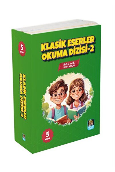 Mercan Okul Yayınları Klasik Eserler Okuma Dizisi-2 (5 Kitap Set) 5-6-7 ve 8....