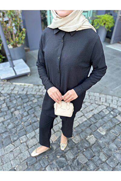 VOLT CLOTHİNG Γυναικείο τυλιγμένο κοστούμι με παντελόνι